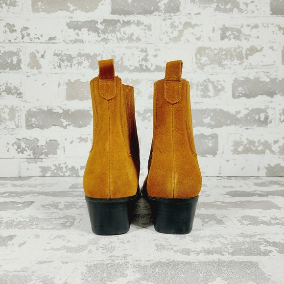 New Marc Fisher LTD Yarita Natural Pointed Toe Bootie W616 - Picture 6 of 11